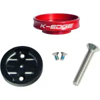 K-EDGE Garmin Computer Mount Gravity Cap Red Anodize Rot