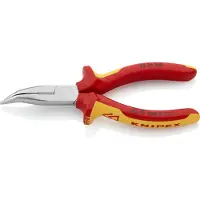 Knipex Flachrundzange mit Schneide (Radiozange) - 2526160