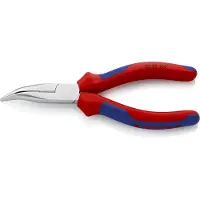 Knipex Flachrundzange 160 mm gewin.Kopf verc.