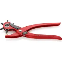 Knipex Revolverlochzange Gesamt-L.220mm Öffnungsf.2/2,5/3/3,5/4