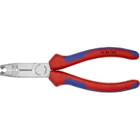Knipex 13 42 165, 1,3 cm, Kunststoff, Blau, Rot, 165 mm, 176 g