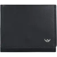 Golden Head Geldbörse Wiener Schachtel Polo RFID Protect Billfold Coin Wallet With Large Coin Compartment Black schwarz