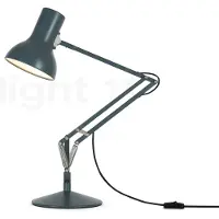 Anglepoise Type 75 Mini Tischleuchte, schiefergrau - , Type 75, Grau, für Arbeitszimmer / Büro, Metall, Industrielles Design