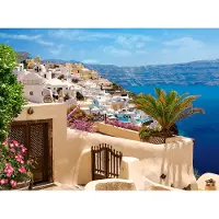 Castorland Santorini, Greece 2000 pcs, 2000 Stück(e), Landschaft, 9 Jahr(e)