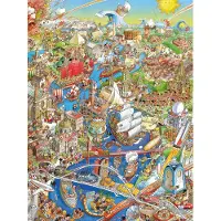 Heye Pieko i niebo. Puzzle + plakat, 1500 elementów