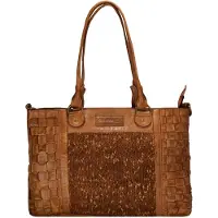 Greenland Nature Nature Femi & Nine Schultertasche Leder 42 cm