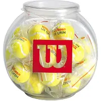 Wilson Us Open Mini-tennisball-schlüsselanhänger 24 Einheiten