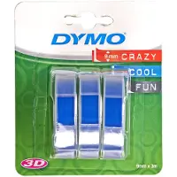 Dymo 3D label tapes, Belgien, 3 m, 3 Stück(e), 89 mm, 105 mm, 50 mm