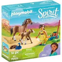 Playmobil Spirit 70122 Pru mit Pferd und Fohlen