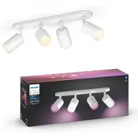 Philips Hue Fugato Aufbauspot White & Color - Weiß - 4 Spots