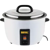 Buffalo Gastro Reiskocher – 4,2L Trockenreis, 10L Kapazität, Antihaft-Innentopf, 230V
