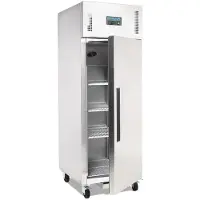 Polar Kühlschrank Edelstahl 600 L - Serie G