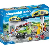 Playmobil City Life 70201 Große Tankstelle