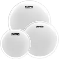 Evans UV2-Beschichtung Fusion Tom Pack 10" 12" 14" Köpfe & EQ PODS Pack