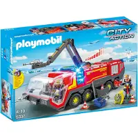 Playmobil 5337 City Action Flughafenlöschfahrzeug mit Licht und Sound