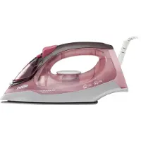 Mesko Home MS 5028, Trocken- & Dampfbügeleisen, Keramik-Bügelsohle, Grau, Pink, Weiß, Eingebaut, 2600 W, 2600 W