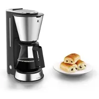 WMF KITCHENminis 0412270011, Filterkaffeemaschine, 0,625 l, Gemahlener Kaffee, 710 W, Schwarz, Edelstahl