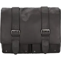 Pride And Soul Messenger Leder 40 cm Laptopfach Pride&Soul Dunkelbraun