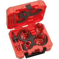 Milwaukee Big HAWG (4932464939) 6 Lochsägen für verschiedene Materialien, 10-teilig, Multicolor