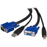 StarTech.com SVUSB2N1 15 Tastatur/Video/Maus (KVM)-Kabel