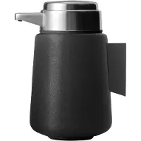 Vipp Vipp9 Wandseifenspender, schwarz - , Schwarz, Metall