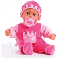 Bayer Babypuppe First Words pink 38 cm, BD93800-P