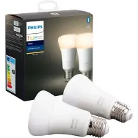 Philips Hue - E27 - 9W - White 2er-Set