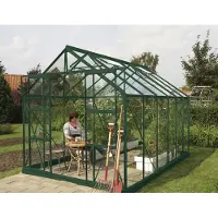 Pergart Vitavia, Gewächshaus "Mars 9900", smaragd grün, 9,9 m², 3 mm ESG
