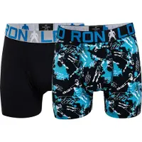 Cr7 Boxershorts - 2er-Pack - Schwarz m. Print - - 4-6 Jahre (104-116) - Boxershorts