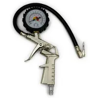 Benson Reifendruckpistole Luftdruckprüfer Reifen Druckluftpistole Manometer 0-16 bar