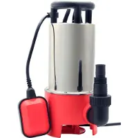 Grafner Schmutzwassertauchpumpe 1100 Watt 20.000 l/h Schmutzwasserpumpe Gartenpumpe