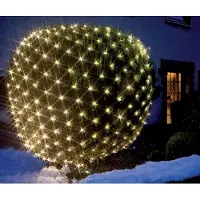 FHS LED-Lichternetz 360er 4 x 4 m warmweiß IP44 Adapter