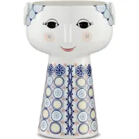 Björn Wiinblad – Eva Vase – H18,5 Cm – Blau