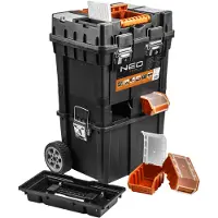 Neo Tools HD Kompakt-Werkzeugkasten auf Rädern
