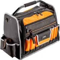 Neo Tools Werkzeugtasche - Werkzeugtasche Profi - Werkzeugtasche für Heimwerker und Bastler – Größe 49.5 x 38 x 27 cm