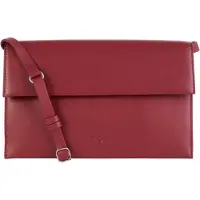 VOi Lederclutch Abendtasche granat
