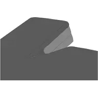 Kayori Split Topper Spannbettlaken Shizu Anthrazit (Perkal)-160 x 200 cm