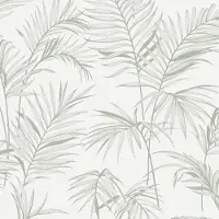 Superfresco Vliestapete "Litho" botanisch geprägt Grün - 10mx52cm