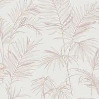 Superfresco Vliestapete "Litho" botanisch geprägt Rosa - 10mx52cm