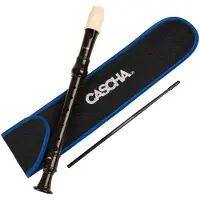 Cascha Plastic Soprano Recorder brown - Baroque Fingering