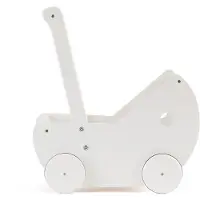 Kids Concept holz-Puppenwagen 46,5 cm weiß