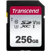 Transcend SDHC 300S 256GB, 256 GB, SDXC, Klasse 10, NAND, 95 MB/s, 40 MB/s