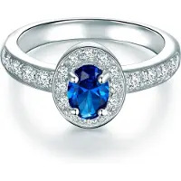 Trilani Ring - Sterling Silber Ring Zirkonia - Gr. 52 - in Silber - für Damen