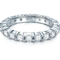 Trilani Ring - Sterling Silber Ring Zirkonia - Gr. 52 - in Silber - für Damen