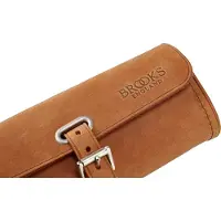 Brooks Challenge Saddle Bag, Sattel, Fahrradtasche, Leder, Holz, 0,5 l, 175 mm