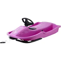 Stiga Lenkschlitten SnowPower mit Bremse, Rosa