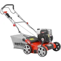 HECHT 5641 Vertikutierer Benzin | 2in1 Rasenlüfter | 40 cm Arbeitsbreite | 5,5 PS | 45L Fangkorb | 18 Messer | 24 Krallen