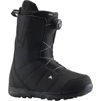 Burton - Freeride Snowboardboots - Moto Boa Black für Herren aus Wolle - Größe 44,5 - schwarz