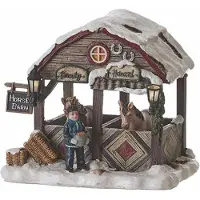 Luville Weihnachtsfigur Pferdestall Braun (bruin)