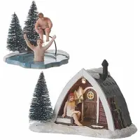 Luville Weihnachtsfigur Sauna Ritual 2 Stk.